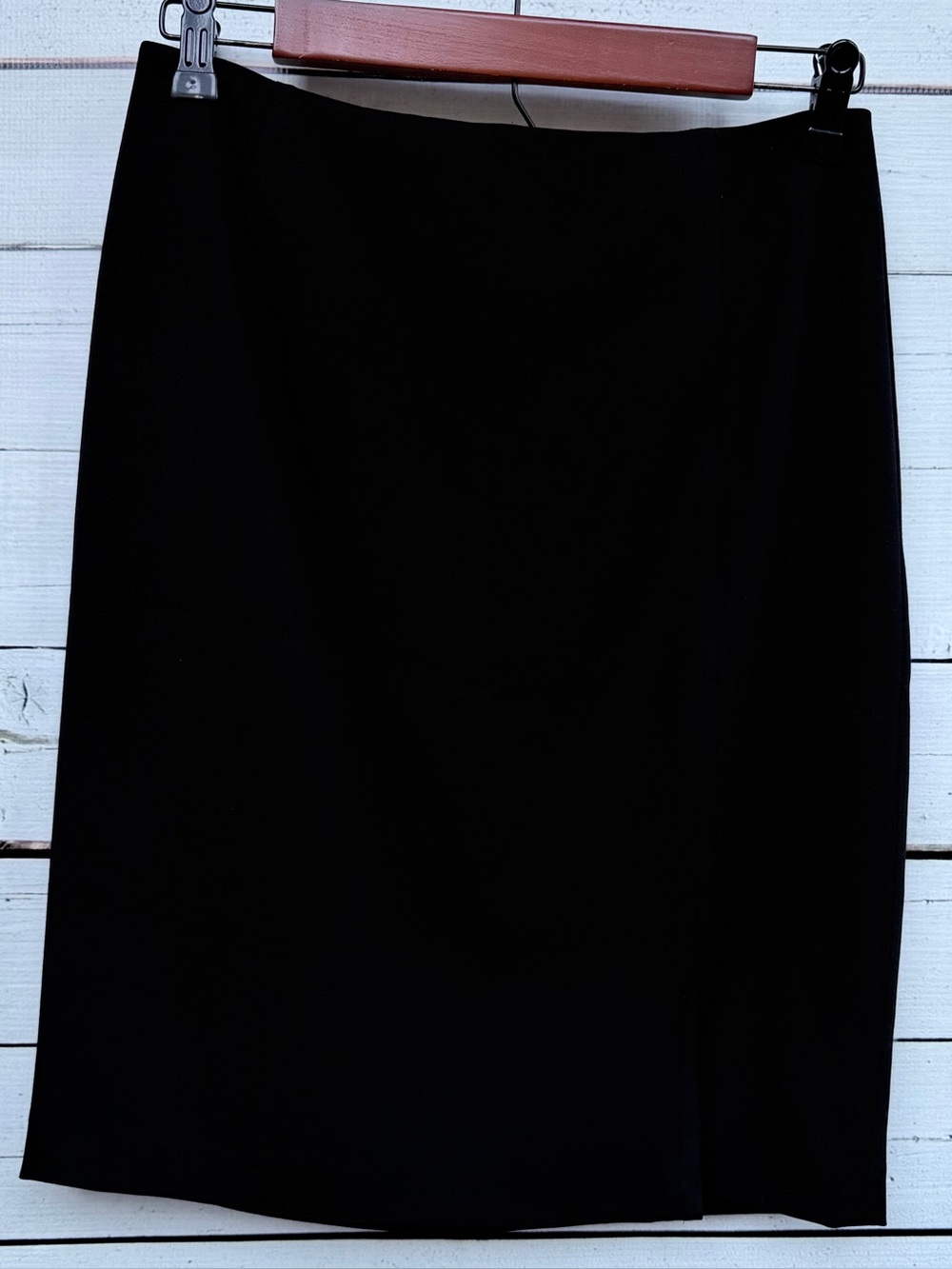 NWT White House Black Market Structured Faux Wrap Pencil Skirt Size 6P